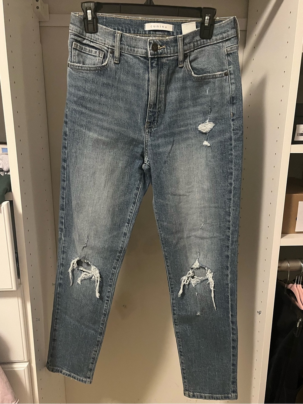Eunina Mid Rise Girlfriend Jeans